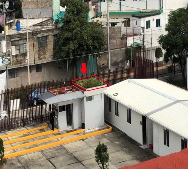 Vista aérea del edificio CIIEMAD-IPN mostrando la azotea del TVLE